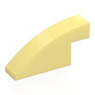 Brick Curved 1 x 4 x 1 2/3 No Studs (Bright Light Yellow)