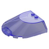 Windscreen 6 x 6 x 1 1/3 (Trans-Purple)