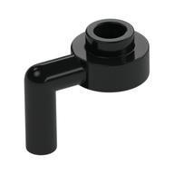 Plate Special Round 1 x 1 with Vertical Bar (Black)