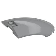 Windscreen 6 x 8 x 2 Curved (Light Bluish Gray)