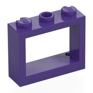 Window 1 x 3 x 2 (Dark Purple)