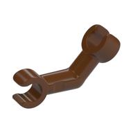 Arm Skeleton Bent with Clips at 90° [Vertical Grip] (Reddish Brown)