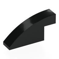 Brick Curved 1 x 4 x 1 2/3 No Studs (Black)