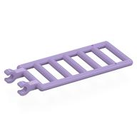 Bar 7 x 3 with Double Clips (Ladder) [Round Clips] (Lavender)