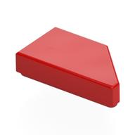 Tile 1 x 2 with Stud Notch Left (Red)