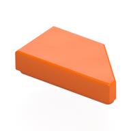 Tile 1 x 2 with Stud Notch Left (Orange)