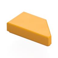 Tile 1 x 2 with Stud Notch Left (Bright Light Orange)