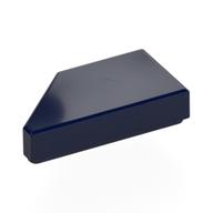 Tile 1 x 2 with Stud Notch Right (Dark Blue)