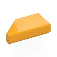 Tile 1 x 2 with Stud Notch Right (Bright Light Orange)
