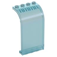 Panel 3 x 4 x 6 Curved Top (Opal Trans-Light Blue)