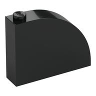Brick Curved 1 x 4 x 2 2/3 (Black)