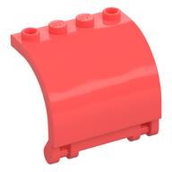 Panel 3 x 4 x 3 Curved (Coral)