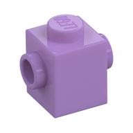 Brick Special 1 x 1 with Studs on 2 Sides (Medium Lavender)
