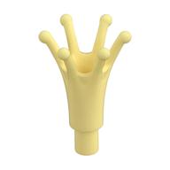 Headwear Accessory Crown Long with Bar (Bright Light Yellow)