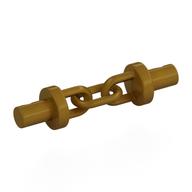 Chain 2L with Bars (Pearl Gold)