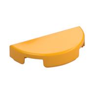Tile Round 1 x 2 Half Circle (Bright Light Orange)