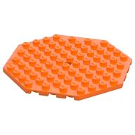 Plate Special 10 x 10 Octagonal with Hole (Orange)