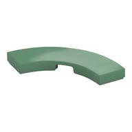 Tile 3 x 3 Curved, Macaroni (Sand Green)