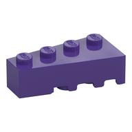 Brick Wedged, Angled 4 x 2 Left (Dark Purple)