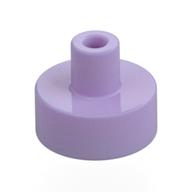Tile Special Round 1 x 1 with Hollow Bar (Lavender)