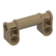 Technic Connector 1 x 2 x 4 with 2 Pin Holes, 2 Axle Holes (Dark Tan)