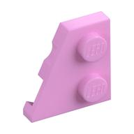 Wedge Plate 2 x 2 Left (Bright Pink)