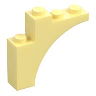 Brick Arch 1 x 4 x 3 (Bright Light Yellow)