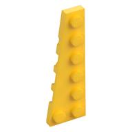 Wedge Plate 6 x 2 Left (Yellow)