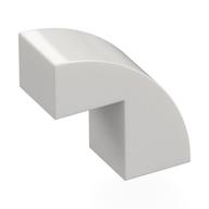 Brick Curved 1 x 2 x 1 2/3 with 1 Cutout (White)
