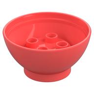 Duplo Egg, Bottom 4 x 4 x 1 3 / 4 (Coral)