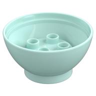Duplo Egg, Bottom 4 x 4 x 1 3 / 4 (Light Aqua)