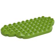 Duplo Plate 12 x 6 Rounded (Cloud) (Lime)