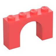 Brick Arch 1 x 4 x 2 (Coral)