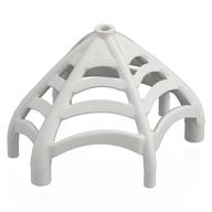 Web Effect, Cone Shaped (White)