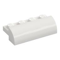 Brick Curved 2 x 4 x 1 (White)