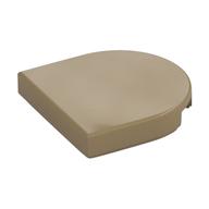 Tile Round 2 x 2 Half Circle (Dark Tan)