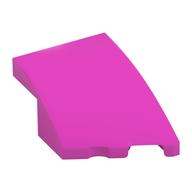 Brick Wedged, Curved 3 x 2 with Stud Notch Right (Dark Pink)