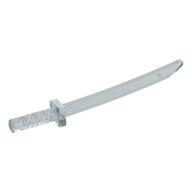 Weapon Sword / Katana / Shamshir with Capped Pommel [Square Guard] (Opal Trans-Clear)