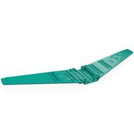 Wing Plate 42 x 12 with Pinholes (Dark Turquoise)