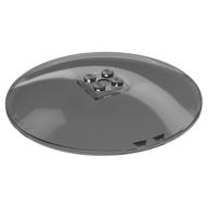 Dish 10 x 10 Inverted (Radar) with Solid Studs (Trans-Black)