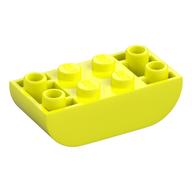 Brick Curved Inverted 2 x 4 Double (Vibrant Yellow)