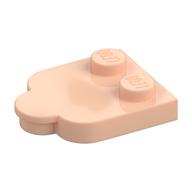Plate Special 2 x 3 with Cloud Edge (Light Nougat)