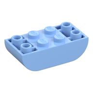 Brick Curved Inverted 2 x 4 Double (Bright Light Blue)