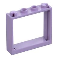 Window 1 x 4 x 3 without Shutter Tabs (Lavender)