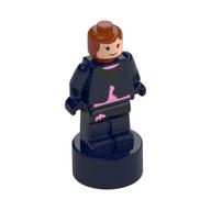 Minifig Trophy Statuette, Ginny Weasley, Dark Blue Outfit (Dark Blue)