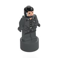 Minifig Trophy Statuette, Narcissa Malfoy, Dark Bluish Grey Outfit (Dark Bluish Gray)