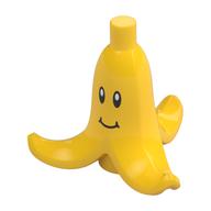 Plant, Banana Peel, Long with Face Print (Yellow)