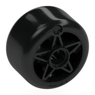Wheel 24 x 20 with Black Tire Pattern (Black)