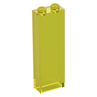 Brick 1 x 2 x 5 without Side Supports (Trans-Yellow)