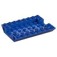 Brick Sloped Inverted 45° 6 x 8 Double with Pin Holes on Sides (Blue)